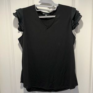 NWOT Adrianna Papell black blouse